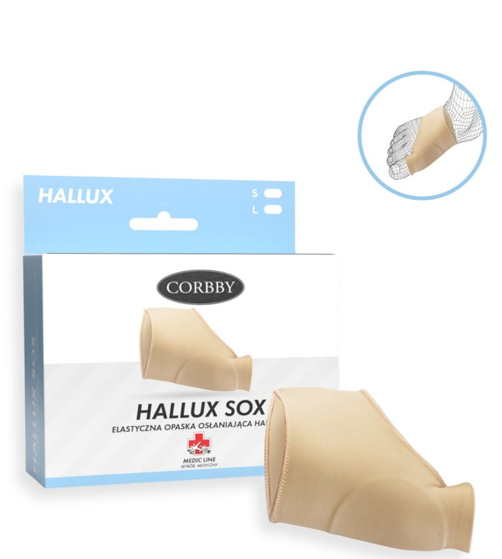 Opaska osłaniająca halluksa Hallux sox - 2szt