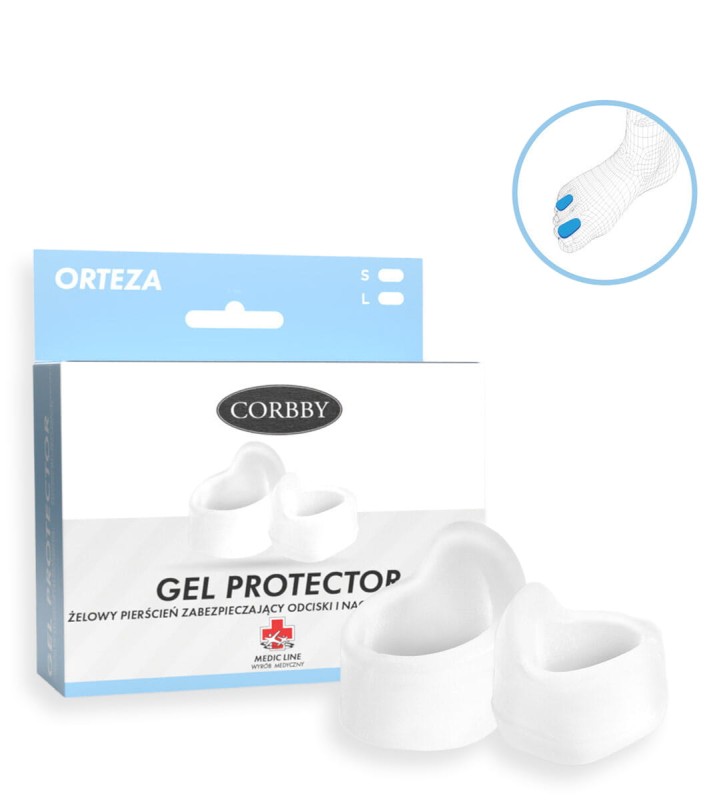 Ochronny pierścień na odciski Gel protector - 2szt.