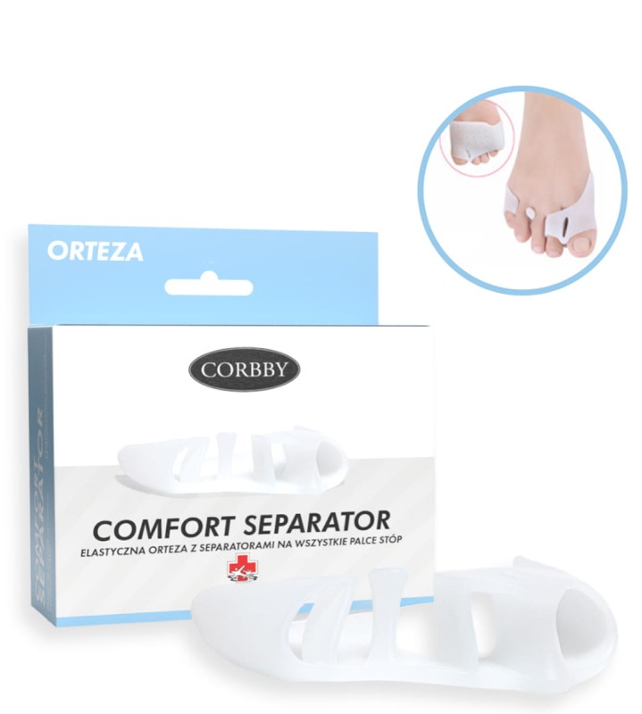 Separator międzypalcowy o strukturze plastra miodu Comfort separator - 2szt.
